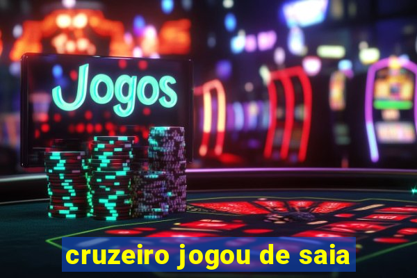 cruzeiro jogou de saia